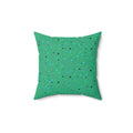 Confetti Spatter Faux Suede Cushion – Ocean Jewel