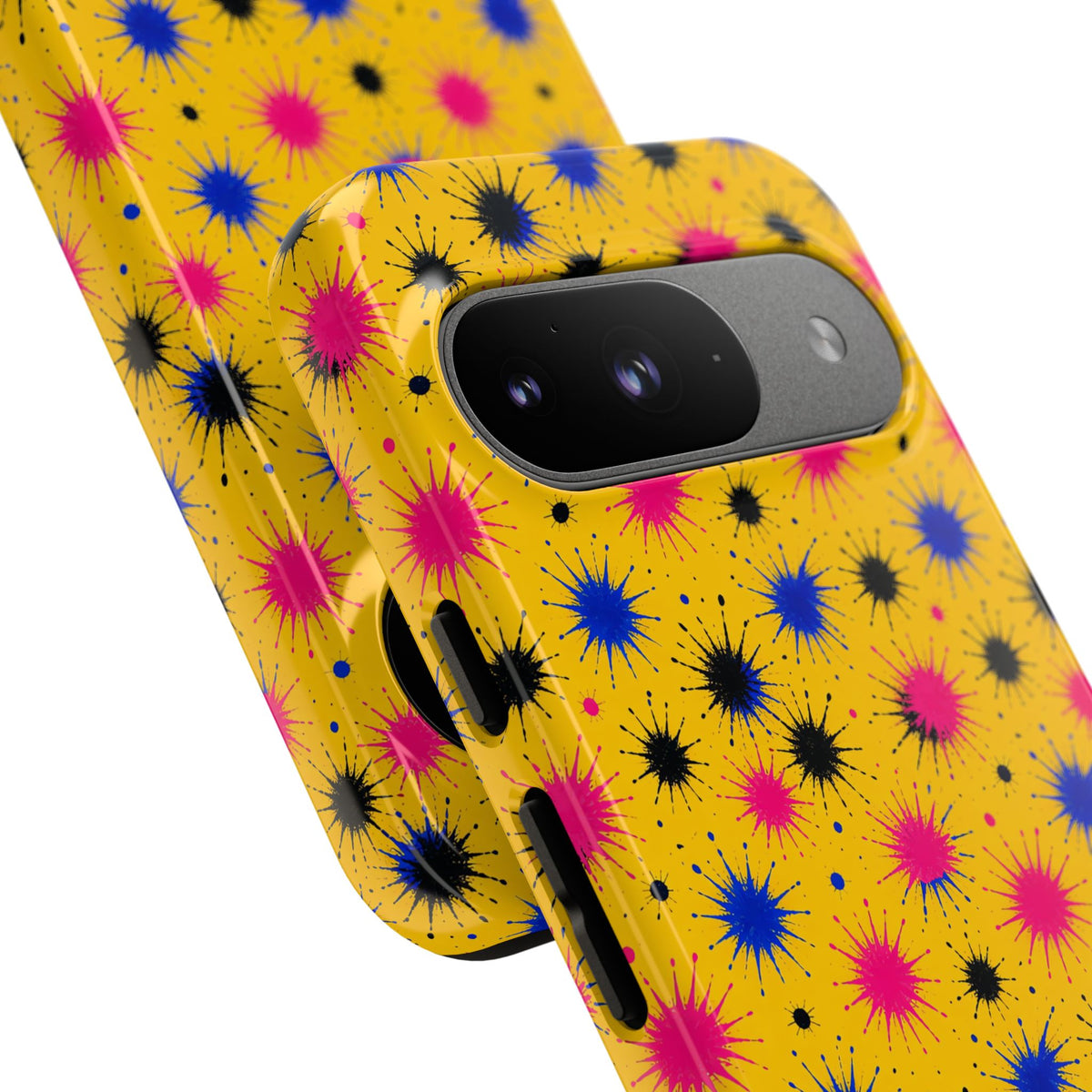 Splash Crowns Tough Phone Case – Ink Splash Pattern