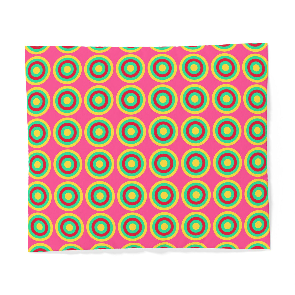 Mega Ring Grid Cotton Duvet Cover – Candy Christmas