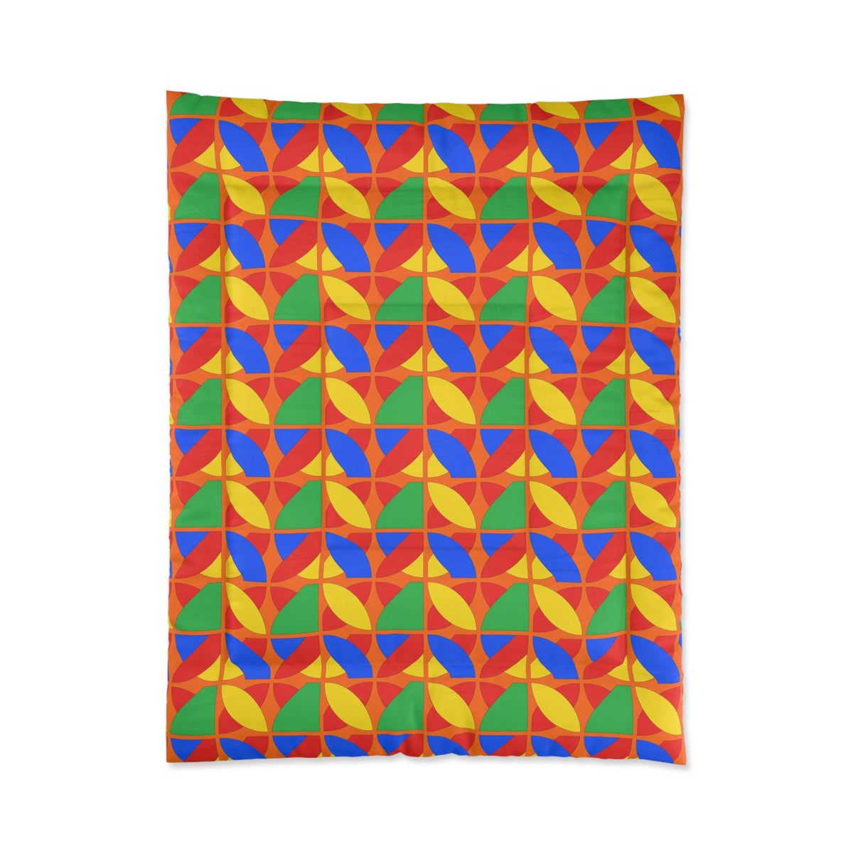 Cubist Arc Fragments Comforter – Cubist Abstract Pattern