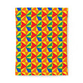 Cubist Sunburst Blocks Cotton Duvet Cover – Cubist Geometric Pattern