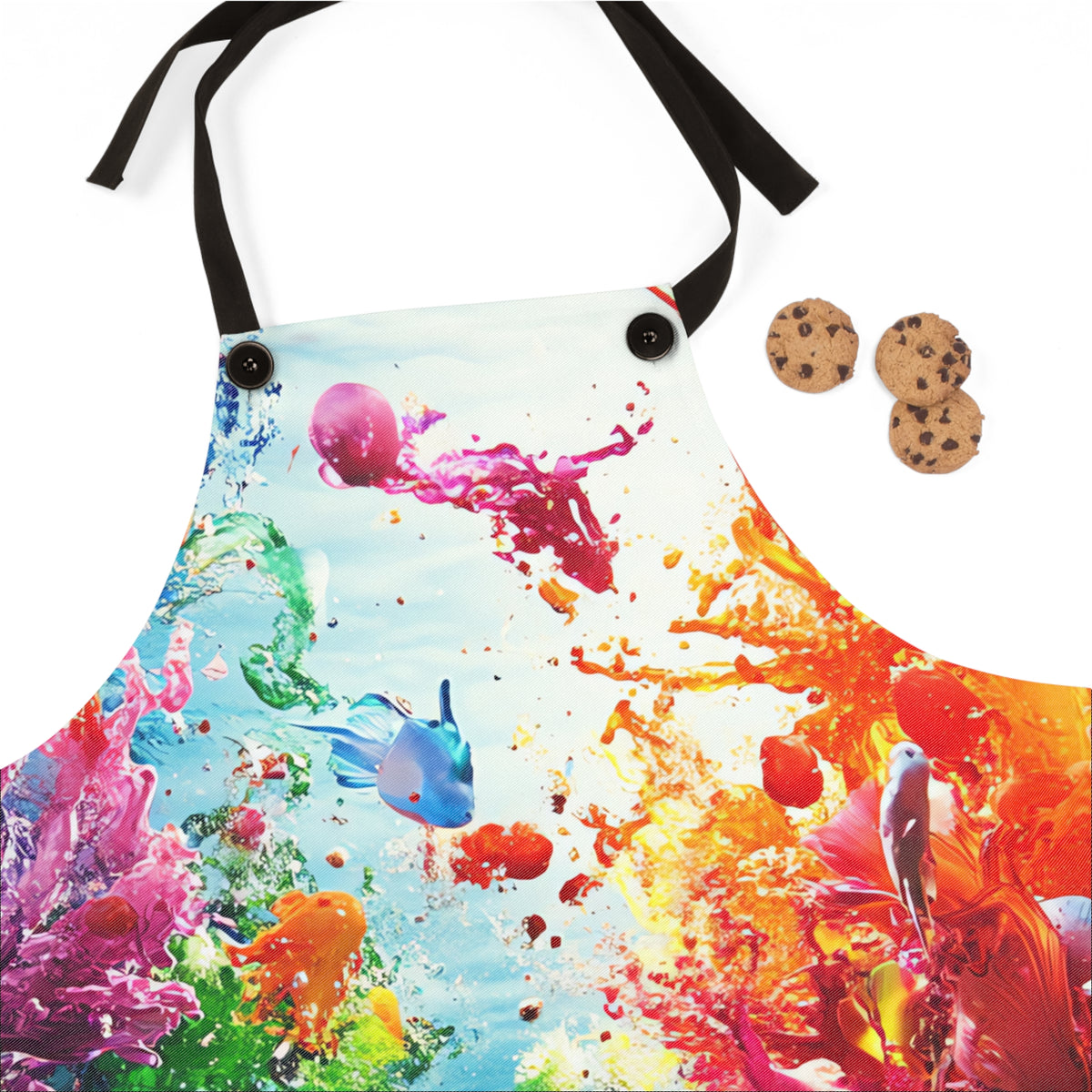 Coral Reef Splash Apron – Underwater Splash Art