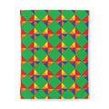 Cubist Kite Quartet Cotton Duvet Cover – Cubist Geometric Pattern