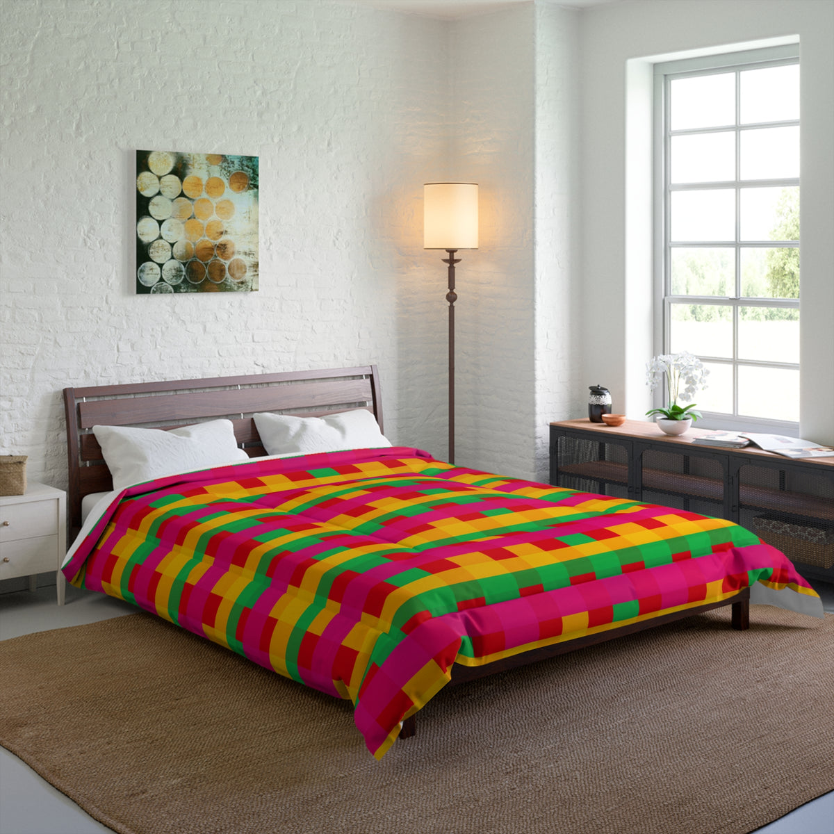 Grand Jewel Plaid Comforter – Ribbon Plaid Pattern