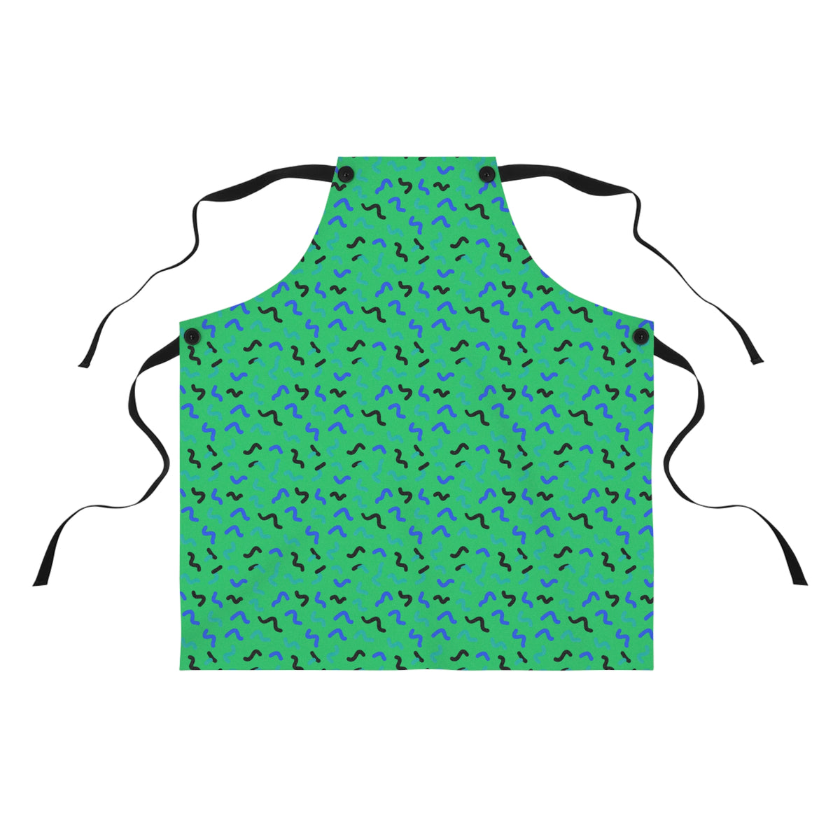 Squiggle Strokes Apron – Ocean Jewel