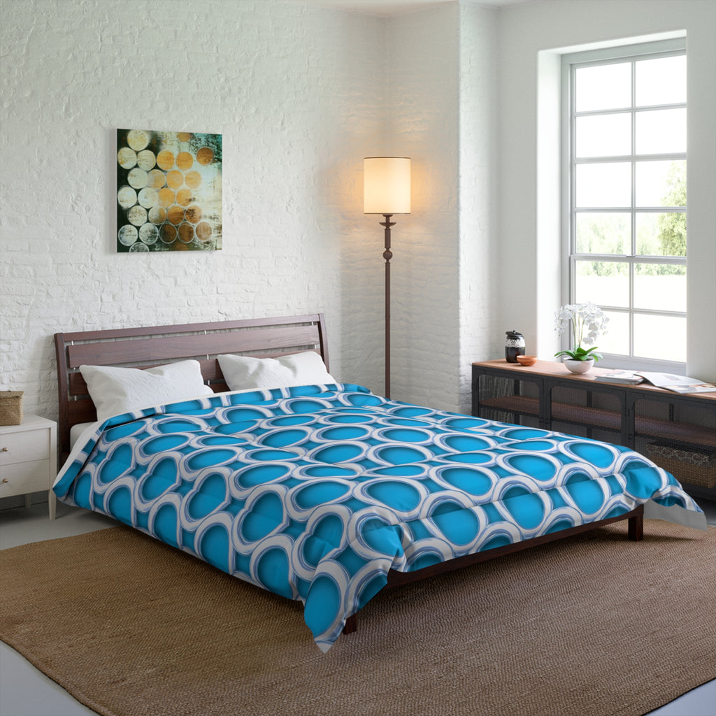 Big Gold Ring Weave Comforter – Ice Jewel