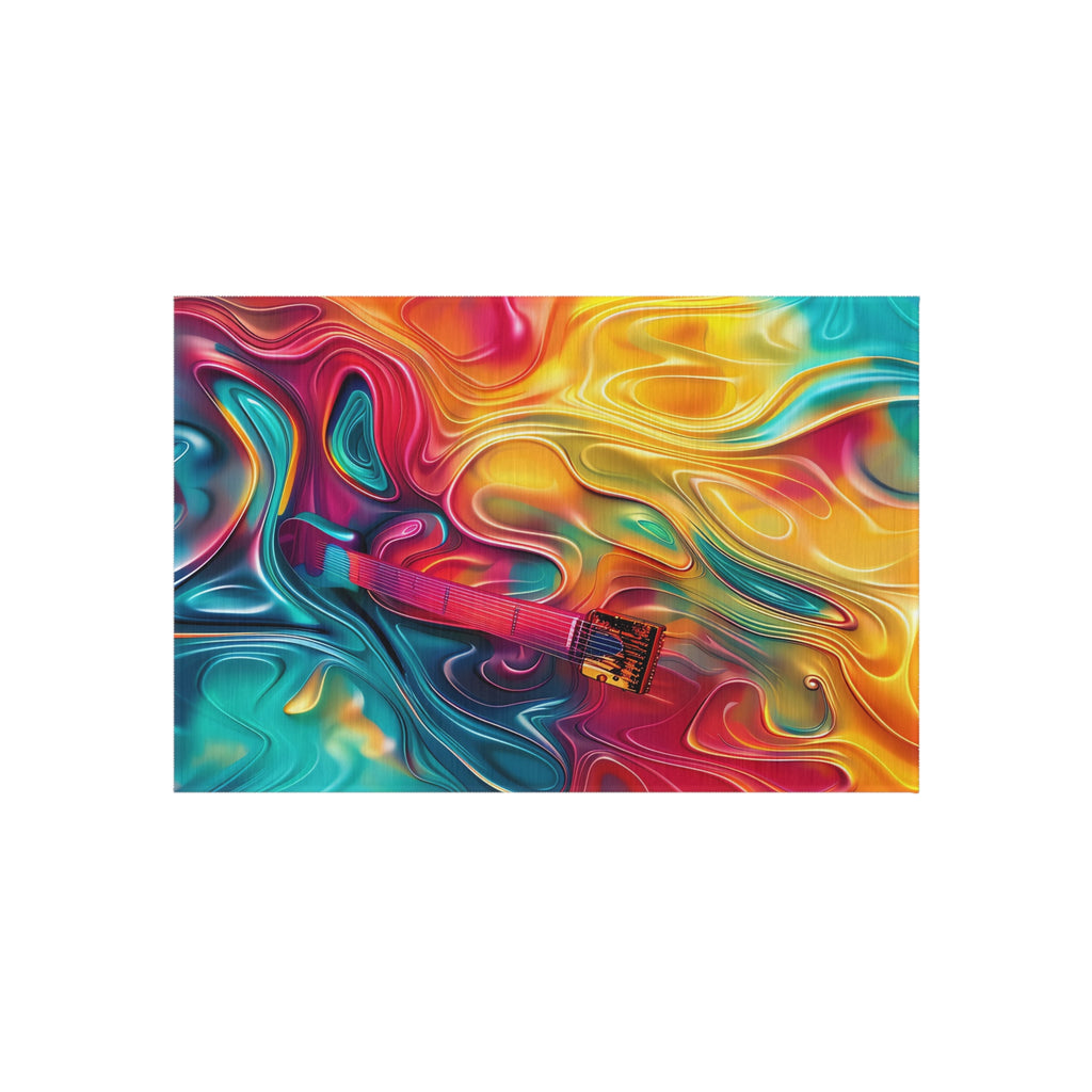 Ocean Swirl Flow Outdoor Rug – Fluid Art