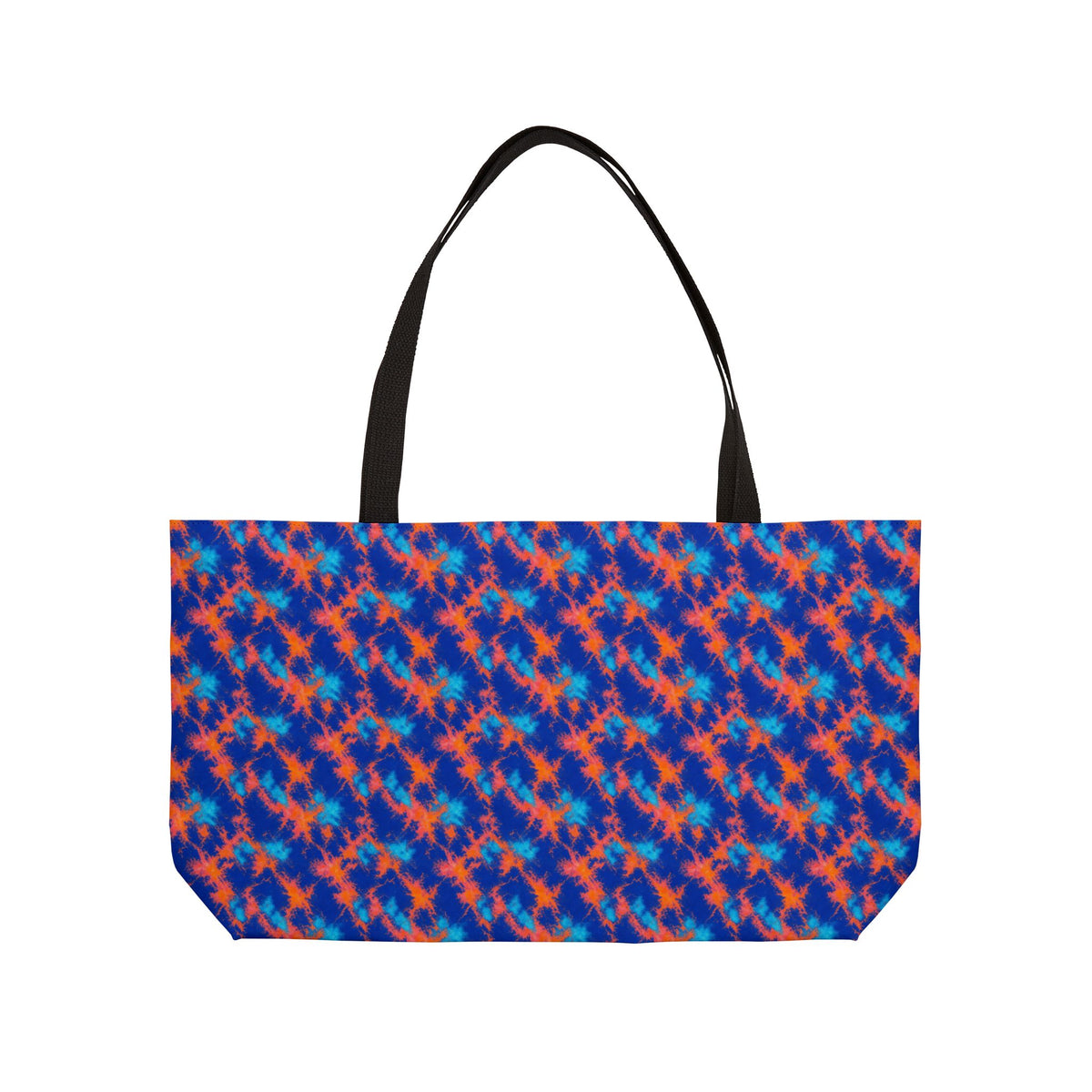 Crumple Neon Marble Weekender Tote Bag – Ice Dye Pattern