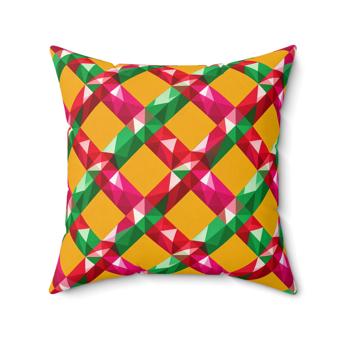 Big Jewel Prism Weave II Faux Suede Cushion – Prism Weave Pattern