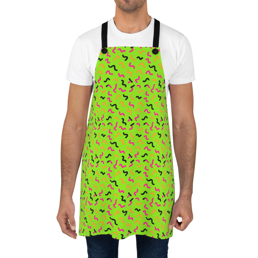 Squiggle Strokes Apron – Tropical Punch