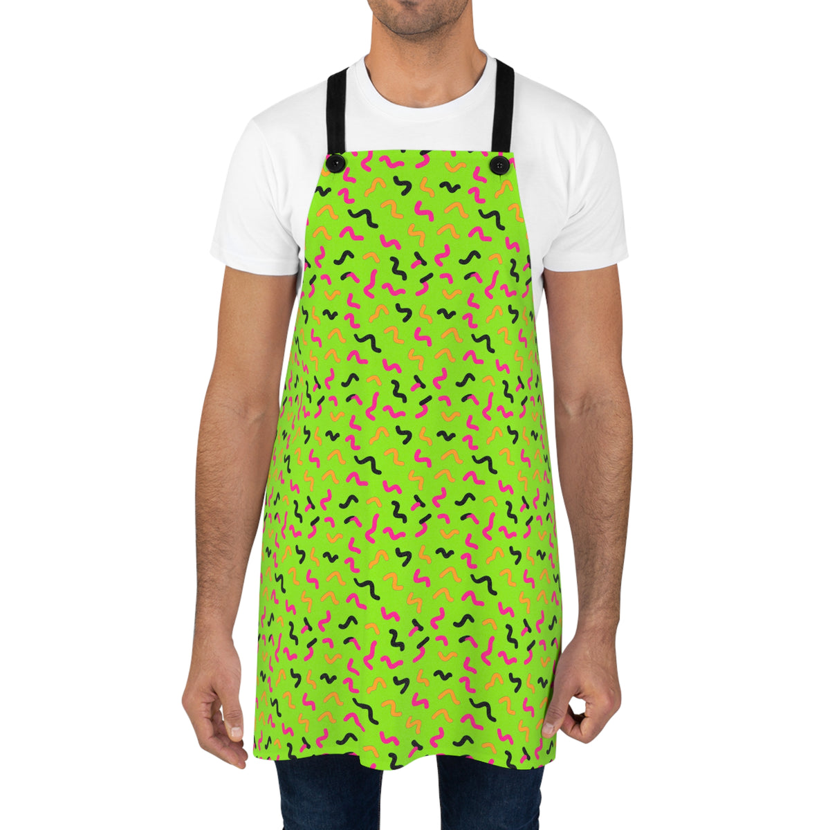 Squiggle Strokes Apron – Tropical Punch