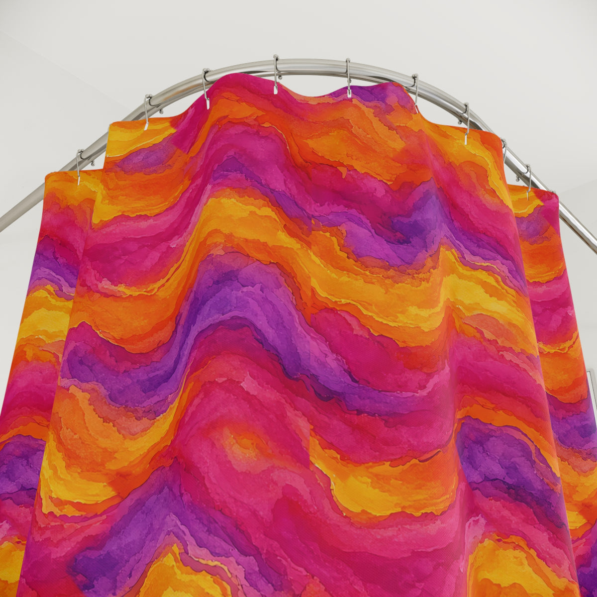 Ombre Wash Bands Shower Curtain – Ombre Wash Pattern