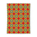 Mega Ring Grid Cotton Duvet Cover – Abstract Circles Pattern