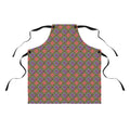 Diamond Ripples Apron – Op-Art Pattern