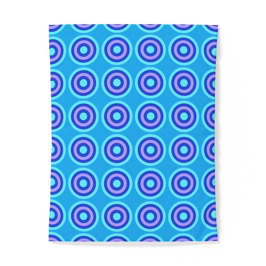 Mega Ring Grid Cotton Duvet Cover – Ice Jewel