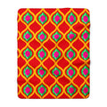 Grand Gold Ogee Lattice II Sherpa Fleece Blanket – Ogee Lattice Geometric Pattern