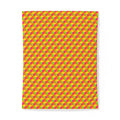Giant Faceted Cubes II Cotton Duvet Cover – Hot Citrus Festive