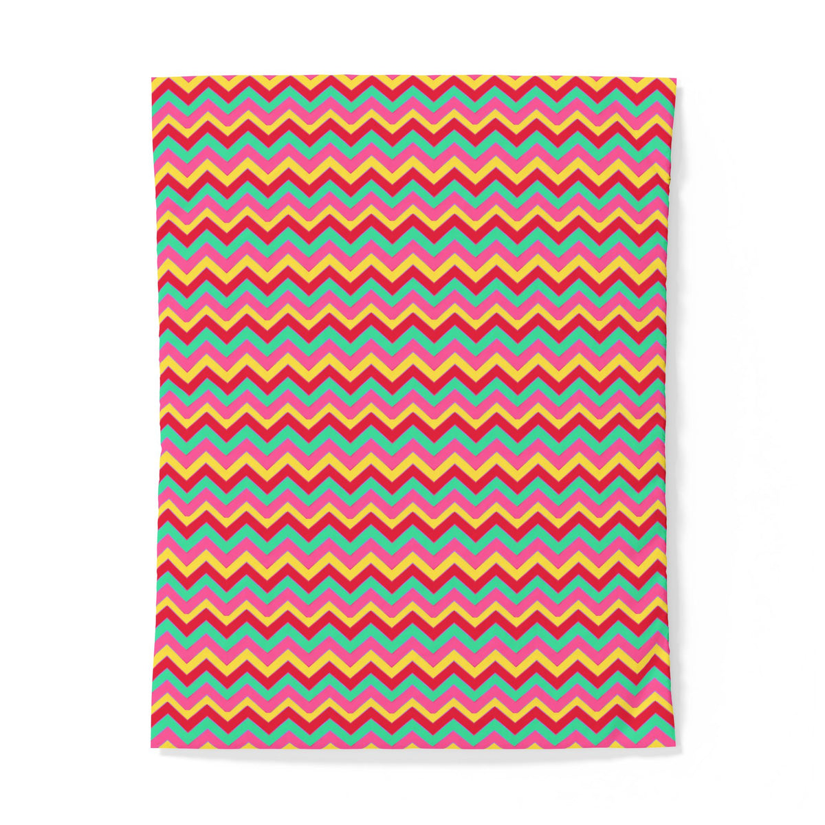 Jewel Chevron Bands Cotton Duvet Cover – Candy Christmas