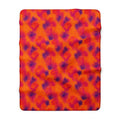 Granulated Colour Pools Sherpa Fleece Blanket – Watercolour Bleed Pattern
