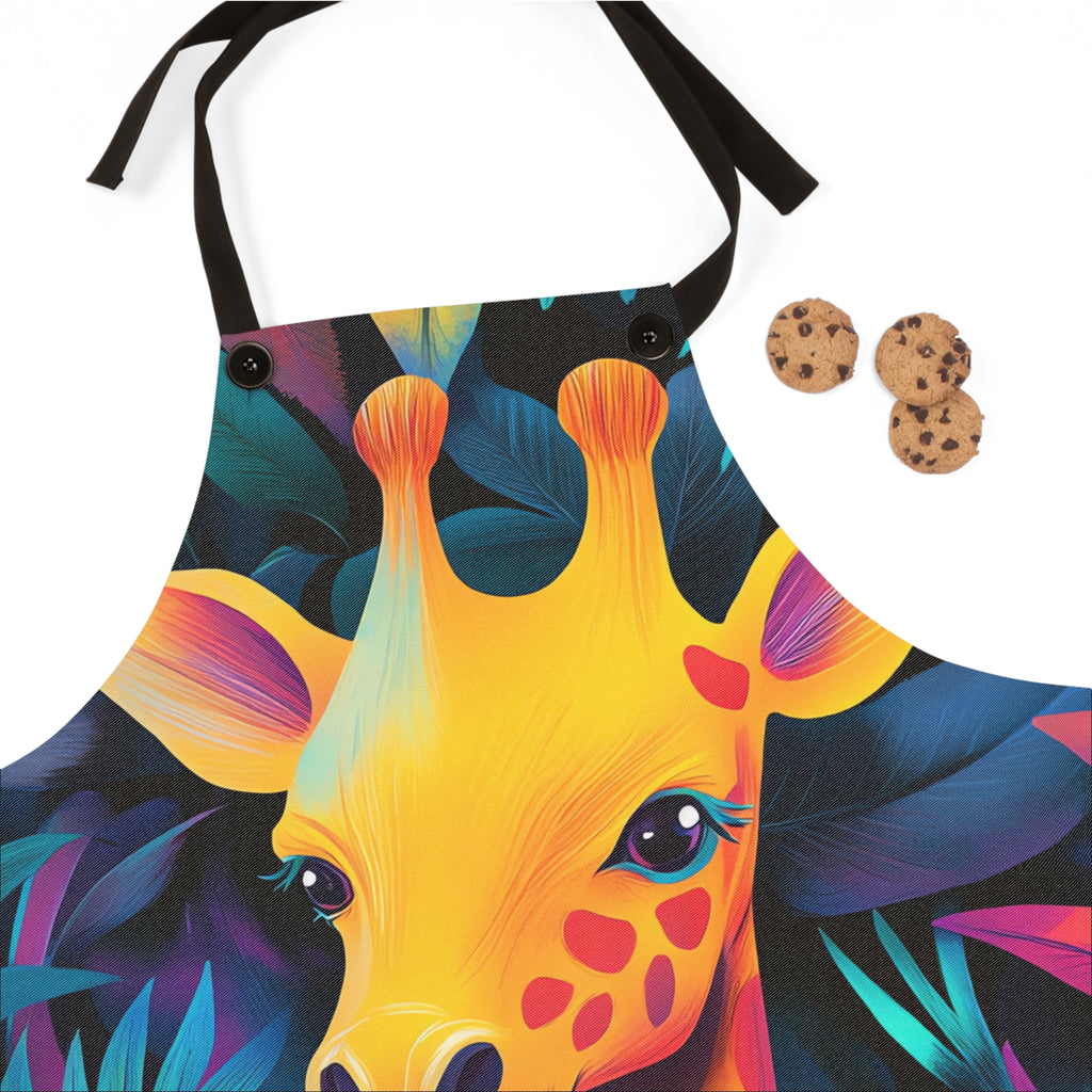 Jungle Giraffe Apron – Tropical Pop Art