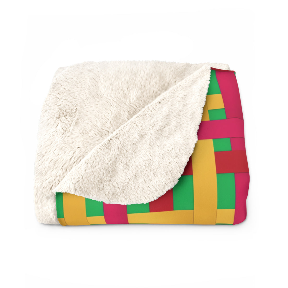 Big Jewel Ribbon Weave Sherpa Fleece Blanket – Ribbon Weave Pattern