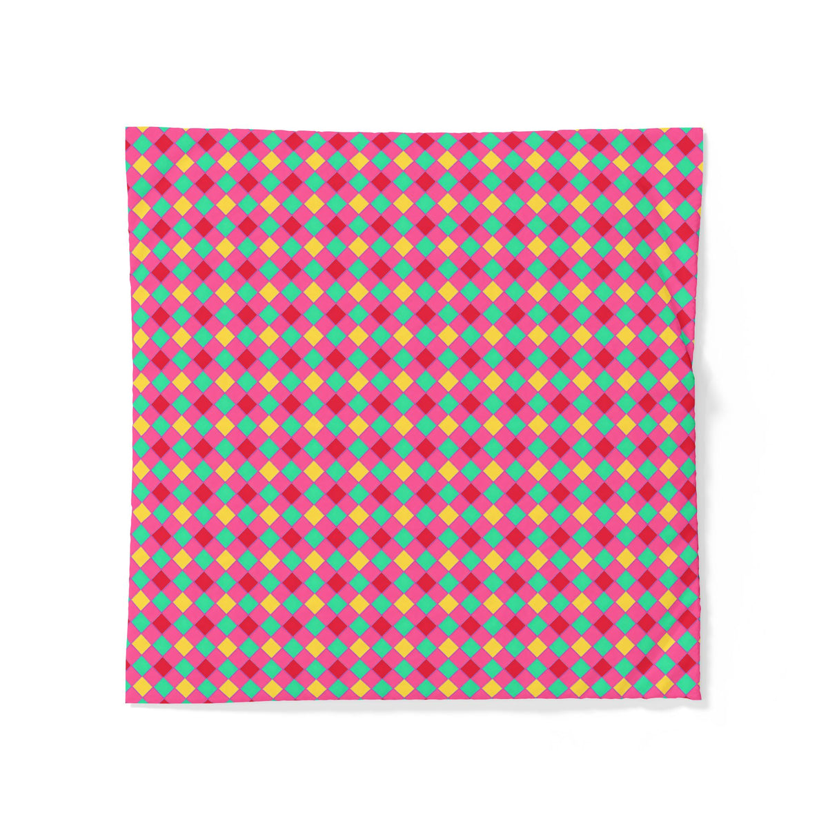 Jewel Harlequin Check Cotton Duvet Cover – Candy Christmas