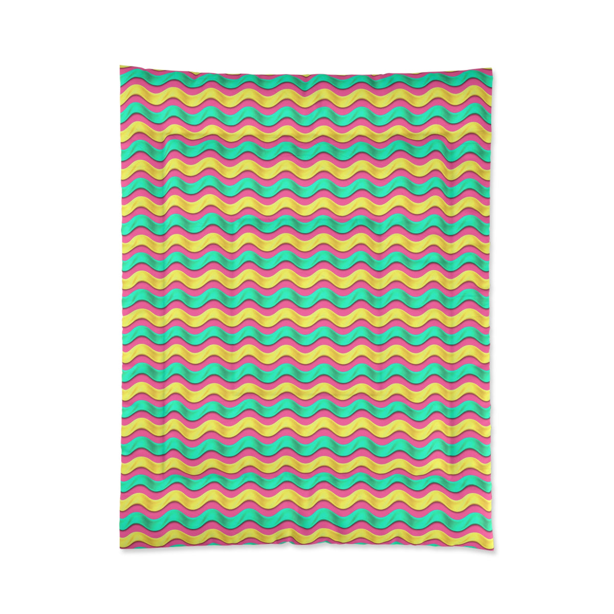 Satin Wave Bands Comforter – Candy Christmas