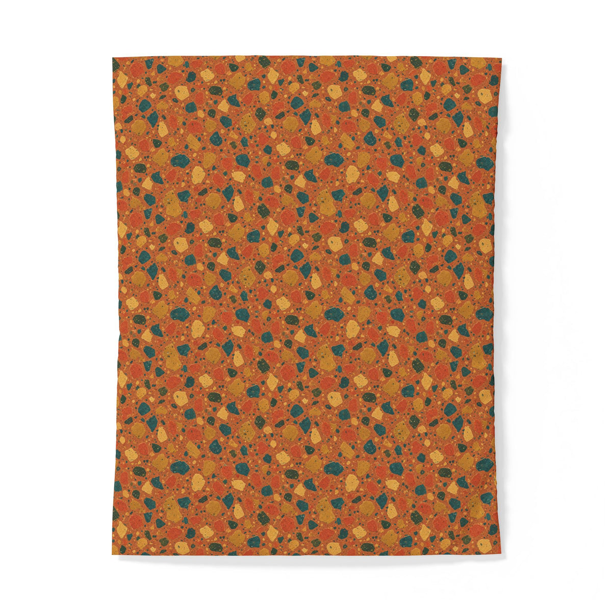 Macro Chip Mix Cotton Duvet Cover – Terrazzo Pattern