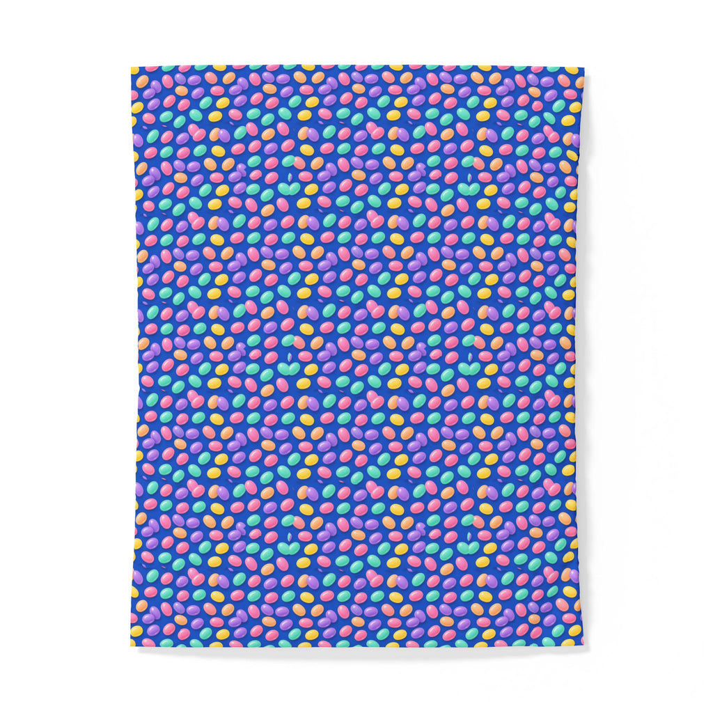 Jelly Bean Scatter Cotton Duvet Cover – Soft Abstract Pattern
