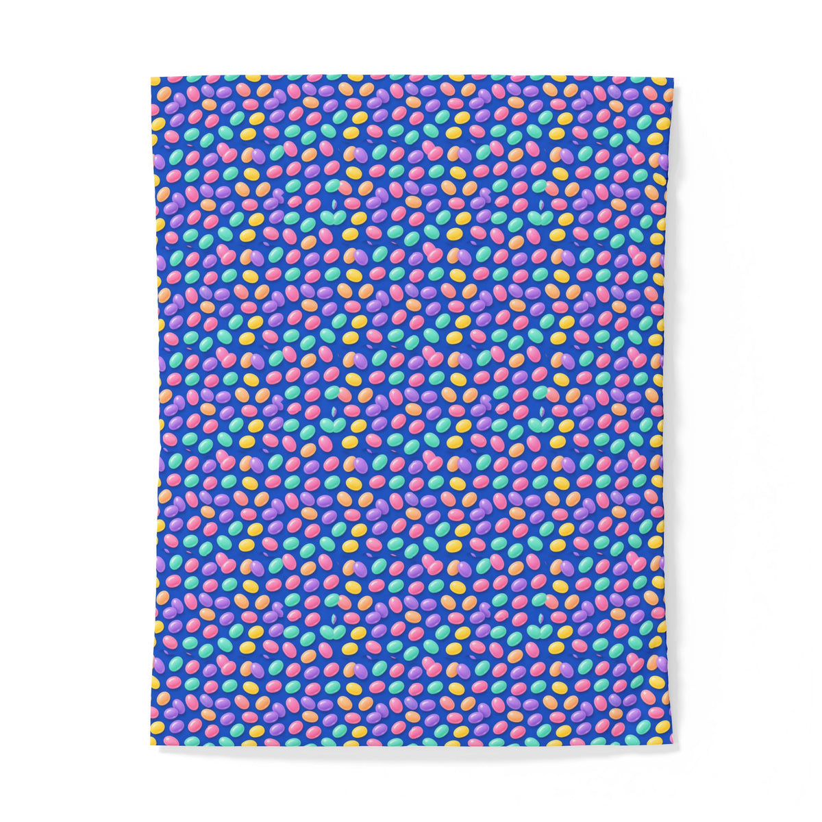 Jelly Bean Scatter Cotton Duvet Cover – Soft Abstract Pattern