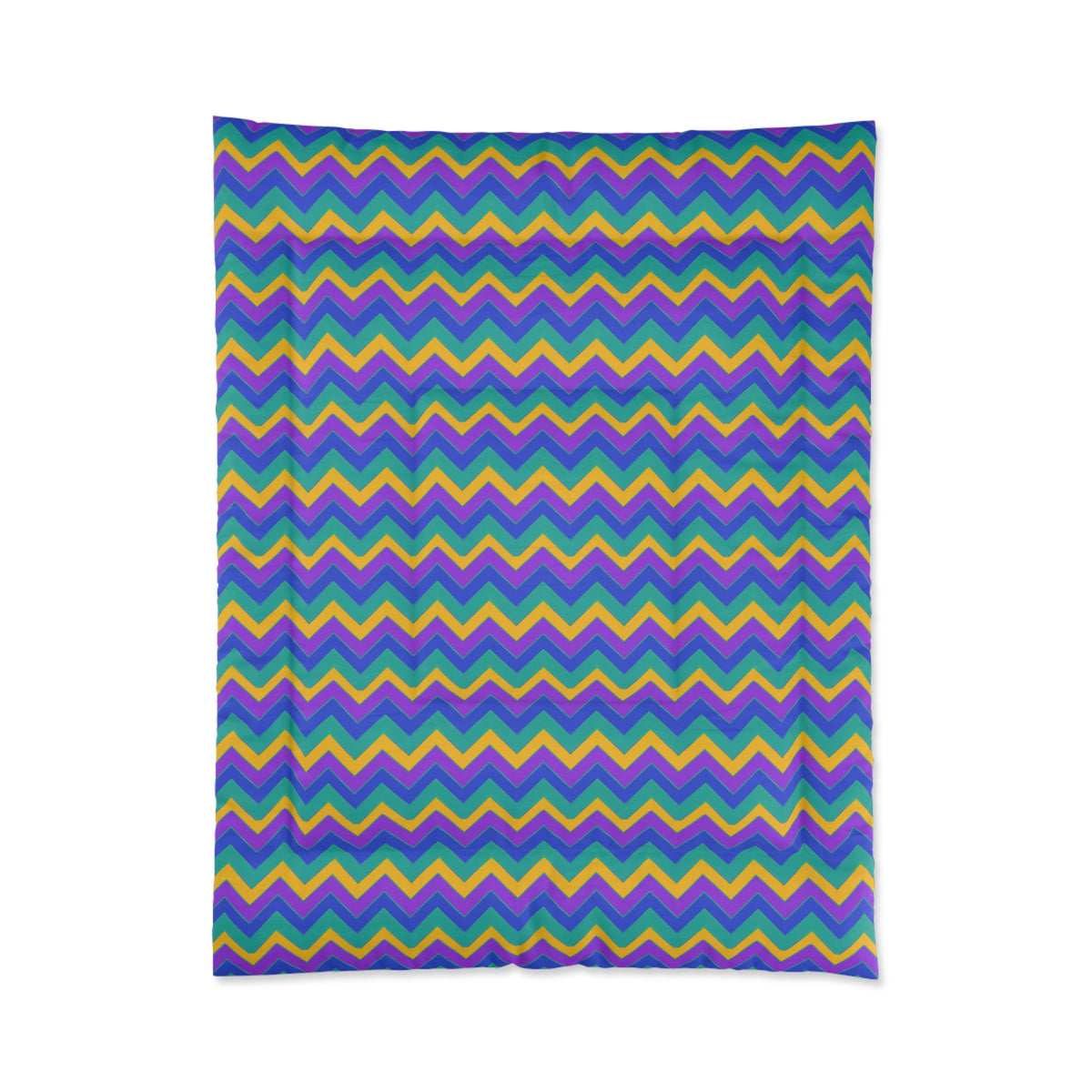Jewel Chevron Bands Comforter – Peacock Jewel