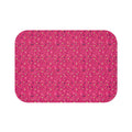 Pink Spray Field Bath Mat – Candy Pop on Raspberry