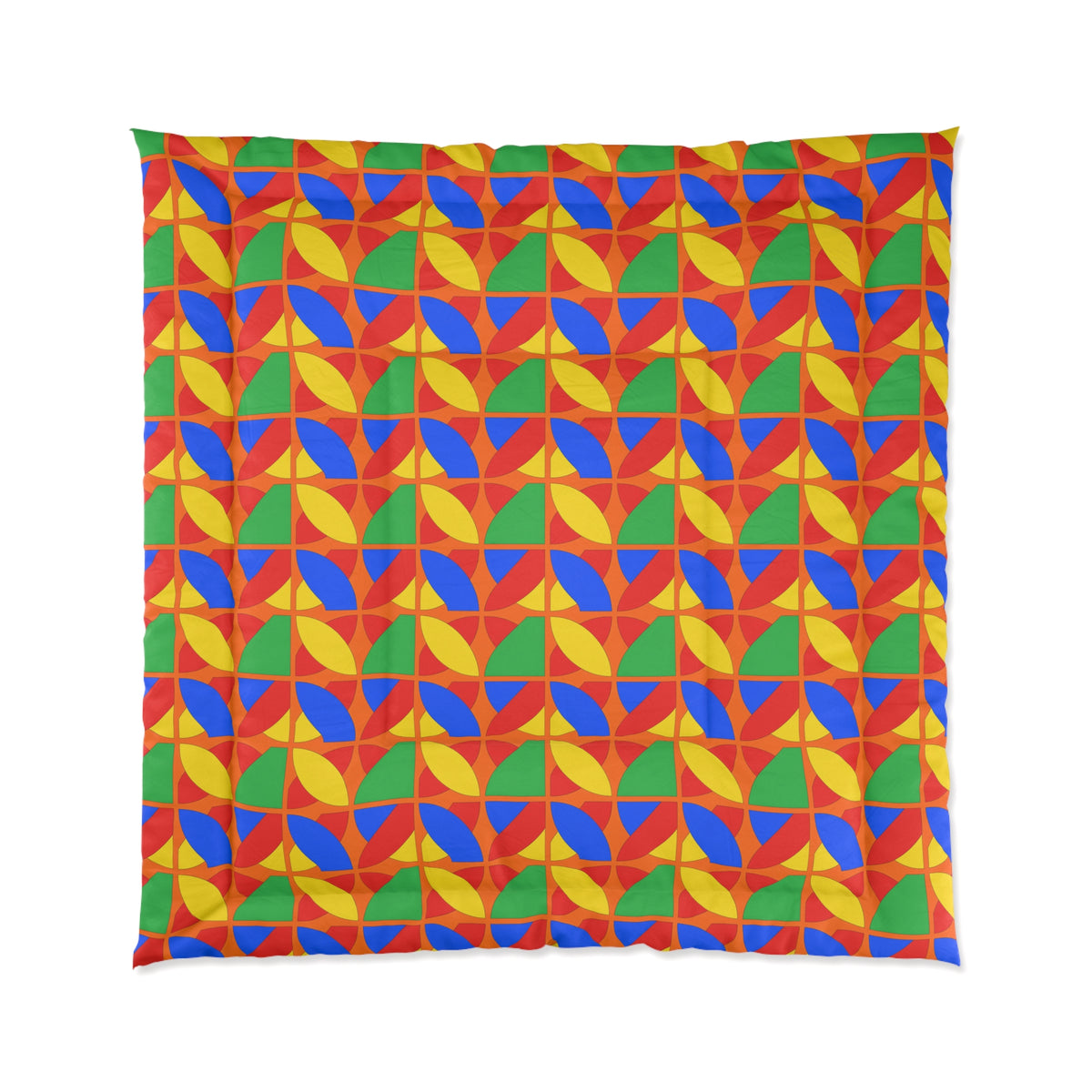 Cubist Arc Fragments Comforter – Cubist Abstract Pattern
