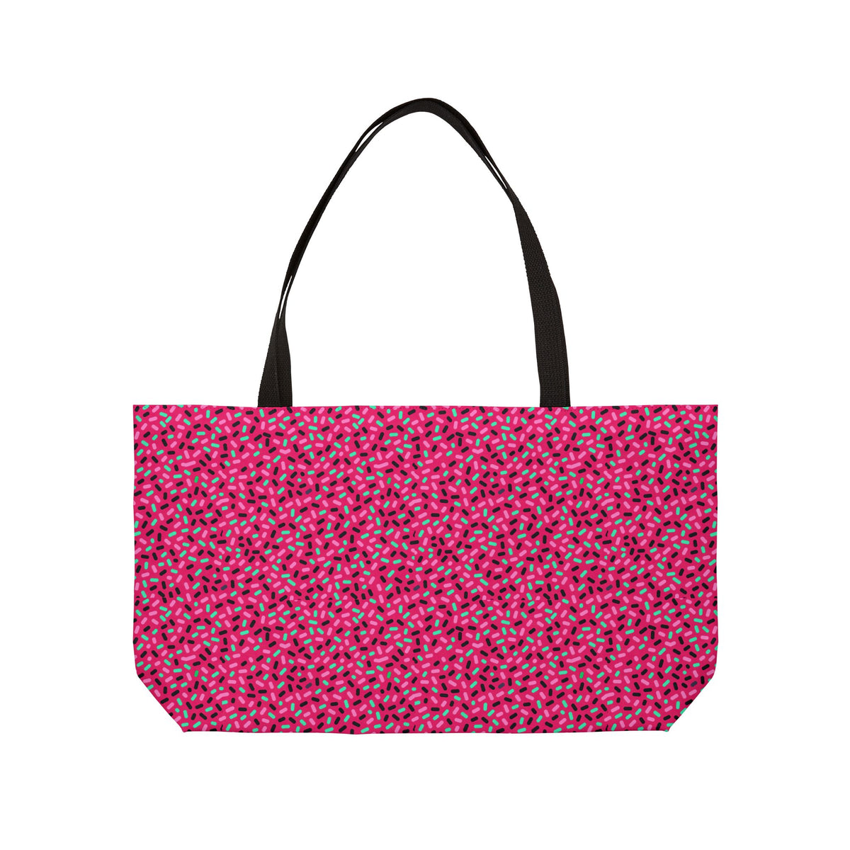Sprinkle Pop Weekender Tote Bag – Candy Pop on Raspberry