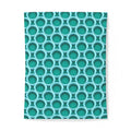 Big Ring Weave Cotton Duvet Cover – Peacock Jewel
