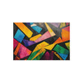 Shattered Prism Geometry Outdoor Rug – Geometric Abstract Art