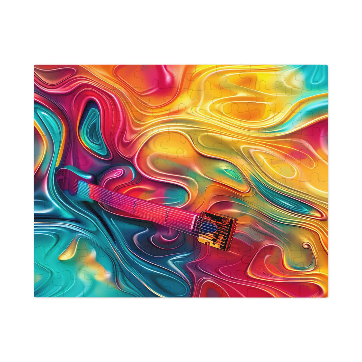 Ocean Swirl Flow Jigsaw Puzzle with Tin – Fluid Art