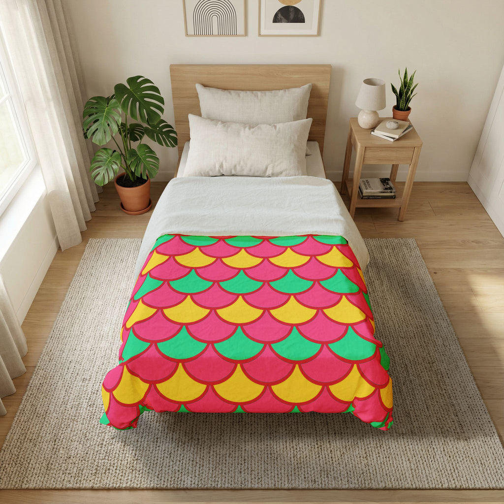 Big Jewel Scales II Cotton Duvet Cover – Candy Christmas