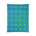 Big Ripple Squares Comforter – Ocean Jewel