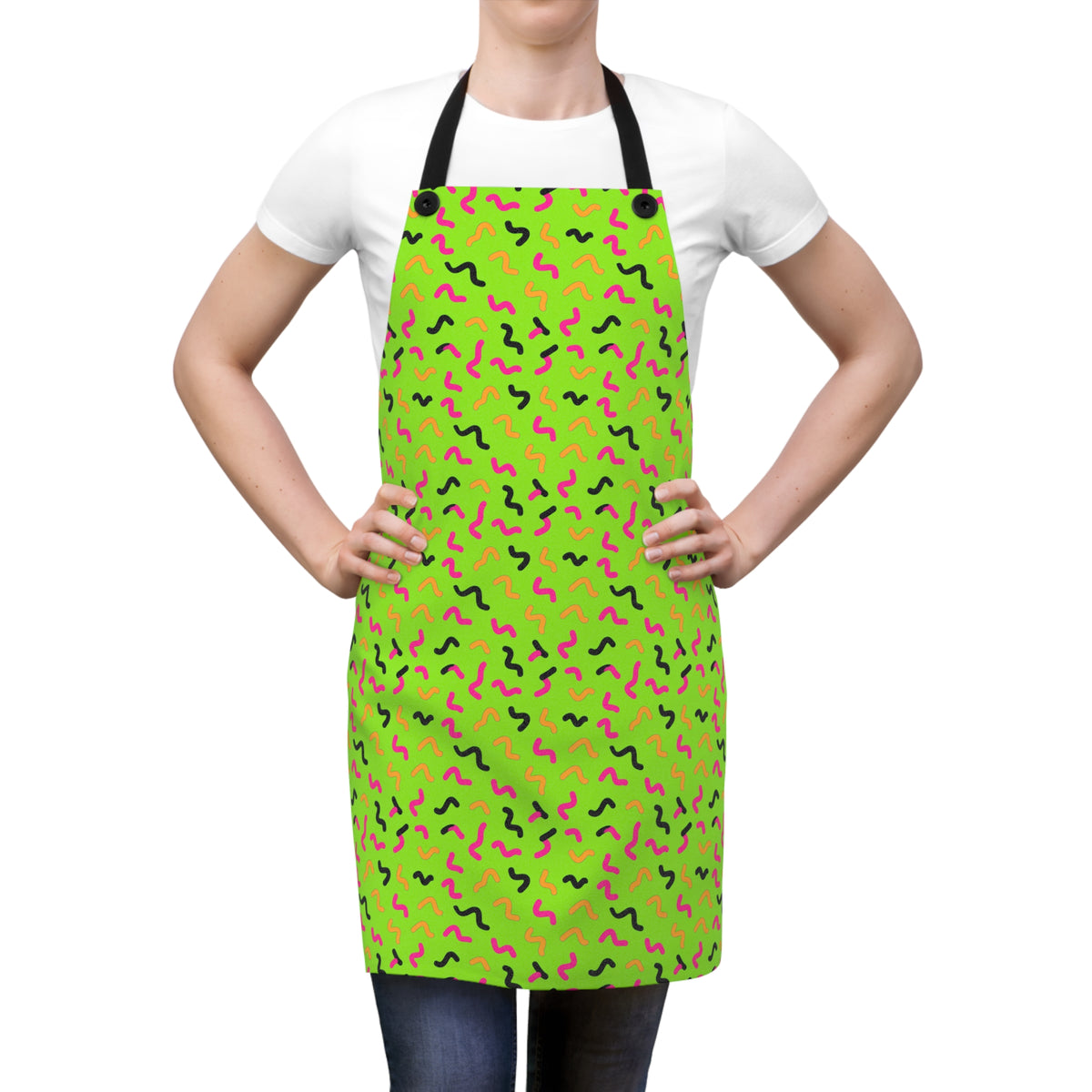 Squiggle Strokes Apron – Tropical Punch