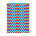 Chromatic Scallop Ripple Cotton Duvet Cover – Op-Art Scallops Pattern
