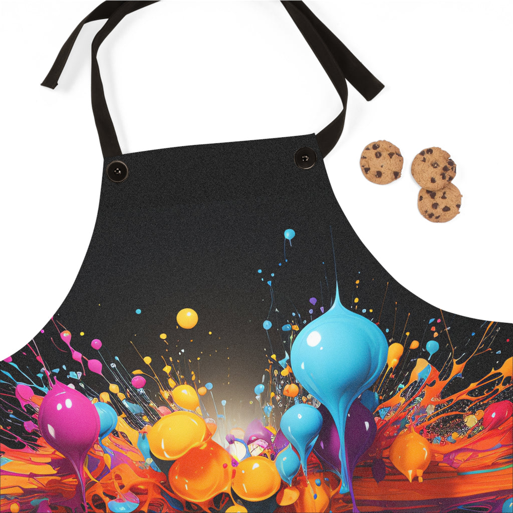 Midnight Paint Explosion Apron – Splash Art