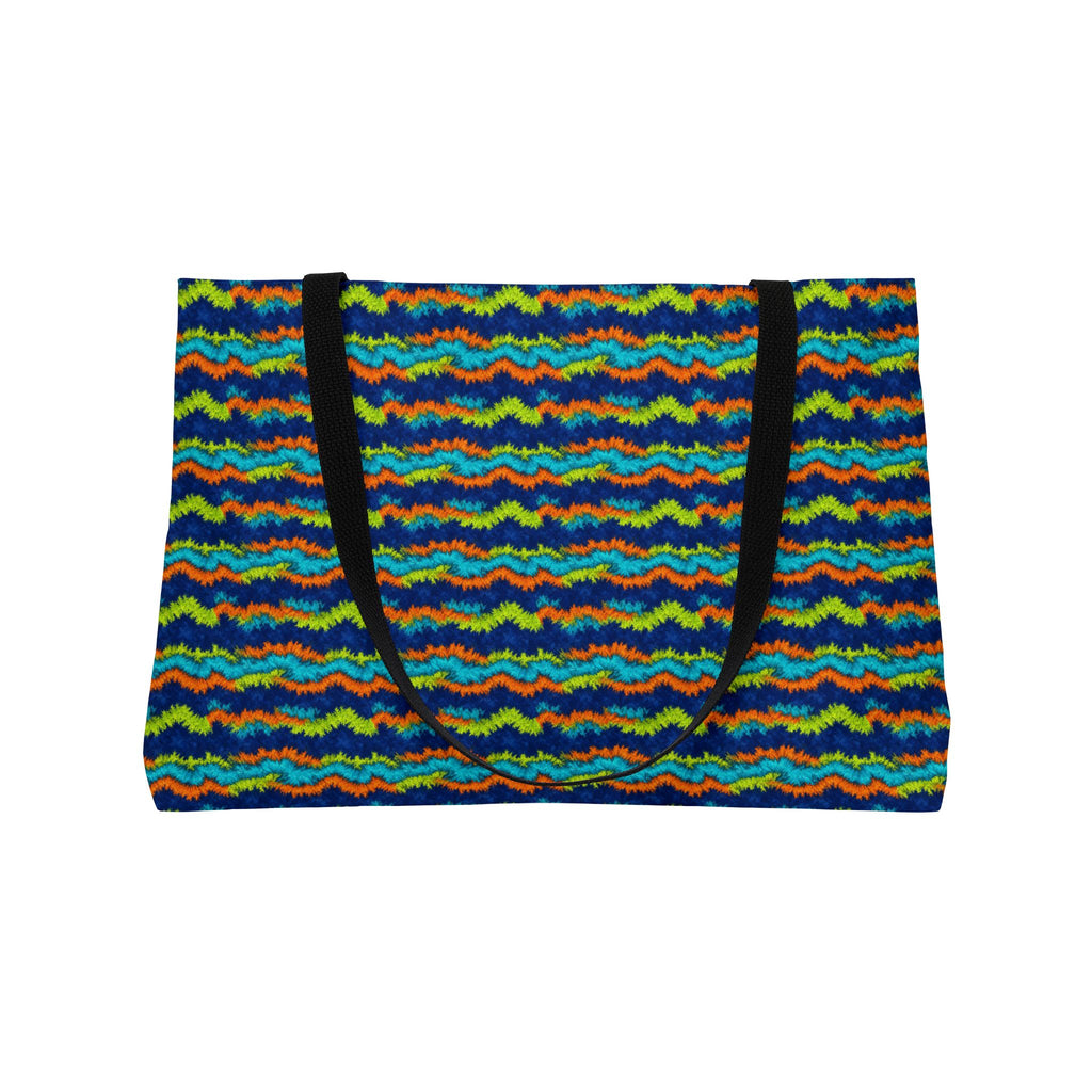 Crinkle Fold Bands Weekender Tote Bag – Tie-Dye Pattern