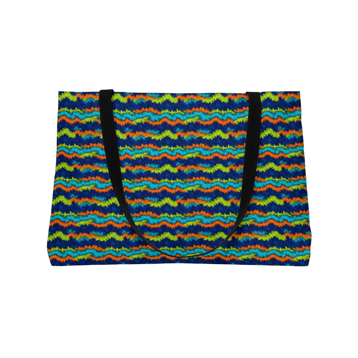 Crinkle Fold Bands Weekender Tote Bag – Tie-Dye Pattern