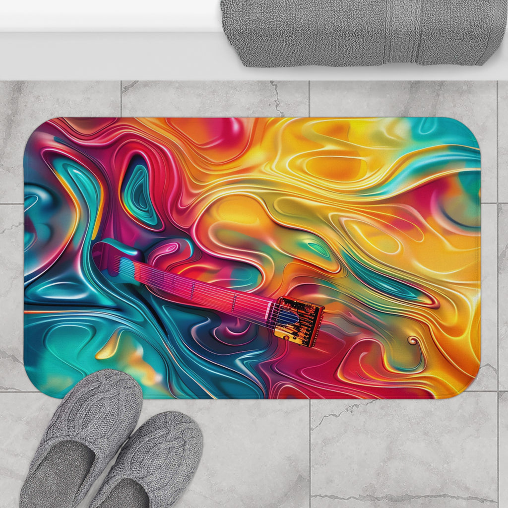 Ocean Swirl Flow Bath Mat – Fluid Art