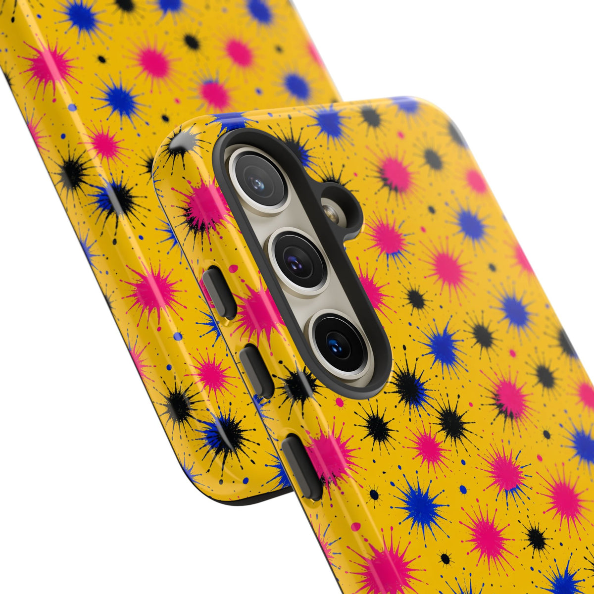 Splash Crowns Tough Phone Case – Ink Splash Pattern