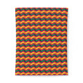 Satin Wave Bands Cotton Duvet Cover – Ribbon Waves Pattern