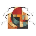 Bauhaus Sun Circles Apron – Mid-Century Geometric Art