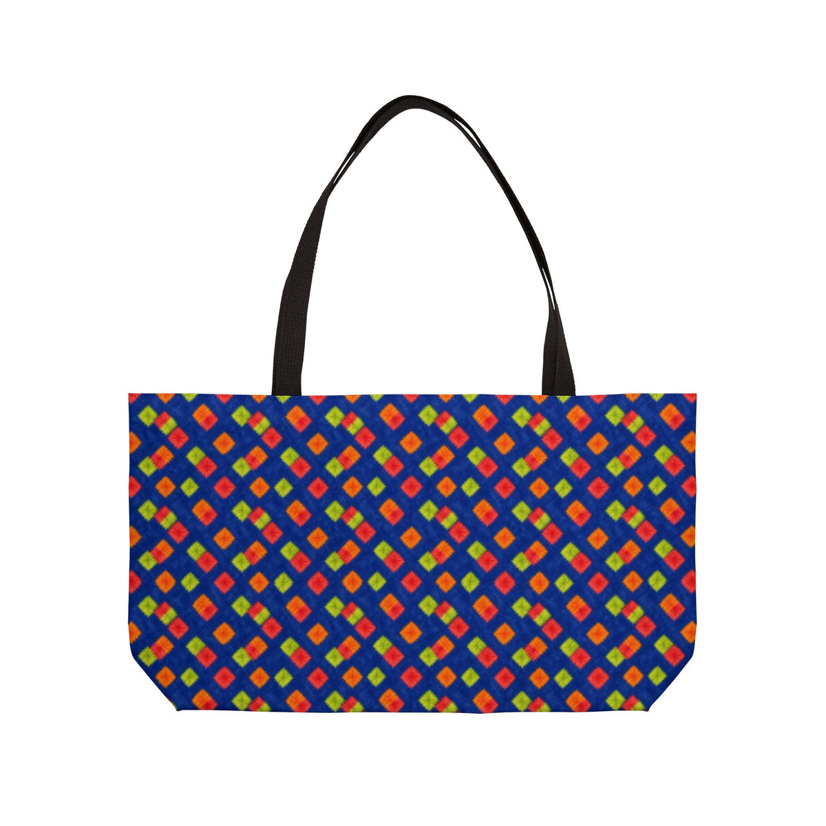 Fold Square Bleed Weekender Tote Bag – Tie-Dye Pattern
