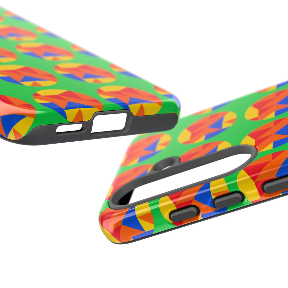 Broken Circle Planes Tough Phone Case – Cubist Abstract Pattern